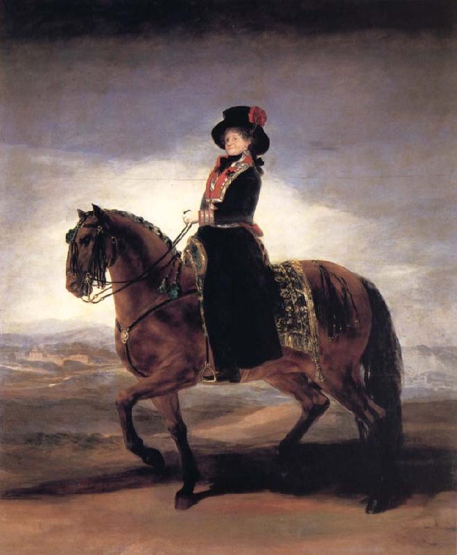 Francisco Goya Maria Luisa on Horseback Germany oil painting art